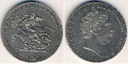 1 Krone Reino Unido Plata 