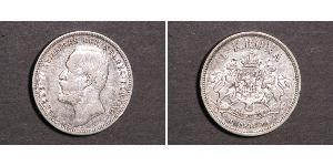 1 Krone Suecia Plata Óscar II de Suecia (1829-1907)