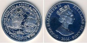 1 Krone Isole Falkland Rame Elisabetta II (1926-2022)