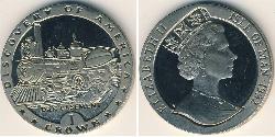 1 Krone Isola di Man Rame/Nichel 