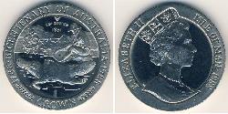 1 Krone Isola di Man Rame/Nichel Elisabetta II (1926-2022)