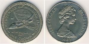 1 Krone Isola di Man Rame/Nichel 