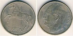 1 Krone Norvegia Rame/Nichel 