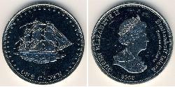 1 Krone Regno Unito (1922-) Rame/Nichel 