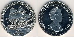 1 Krone Tristan da Cunha Rame/Nichel Elisabetta II (1926-2022)