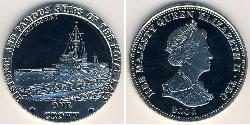 1 Krone Tristan da Cunha Rame/Nichel Elisabetta II (1926-2022)