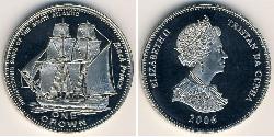 1 Krone Tristan da Cunha Rame/Nichel Elisabetta II (1926-2022)