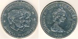 1 Krone Turks e Caicos Rame/Nichel 