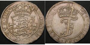 1 Krone Dänemark Silber 