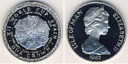 1 Krone Isle of Man Silber 