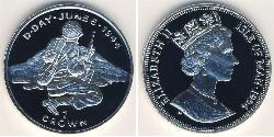 1 Krone Isle of Man Silber 
