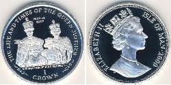 1 Krone Isle of Man Silber 