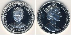 1 Krone Isle of Man Silber Elizabeth II (1926-2022)