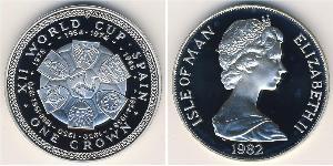 1 Krone Isle of Man Silber 