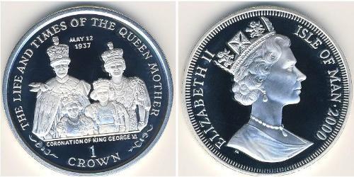 1 Krone Isle of Man Silber 