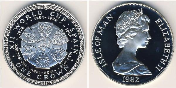 1 Krone Isle of Man Silber 
