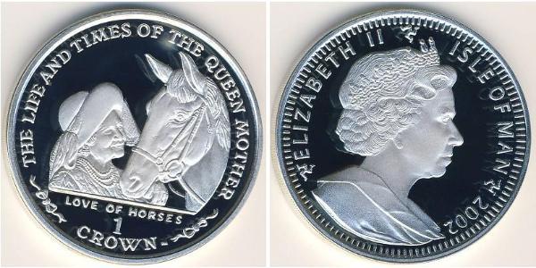 1 Krone Isle of Man Silber 