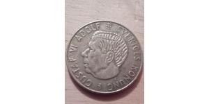 1 Krone Schweden Silber Gustav VI. Adolf (Schweden) (1882 - 1973)