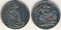 1 Krone Vereinigtes Königreich Silber 