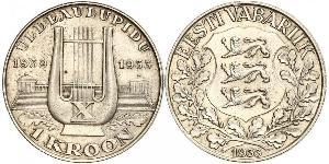 1 Krone Estonia (Republic) Silver 