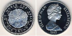 1 Krone Isle of Man Silver 