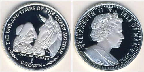 1 Krone Isle of Man Silver 