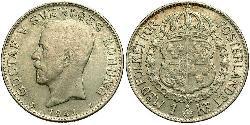 1 Krone Sweden Silver Gustaf V of Sweden (1858 - 1950)