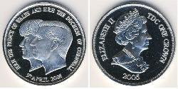 1 Krone Tristan da Cunha Silver Elizabeth II (1926-2022)