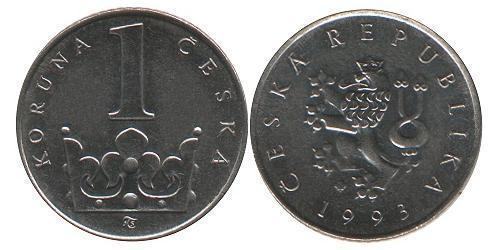 1 Krone Czech Republic Steel/Nickel 