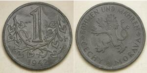 1 Krone 波希米亚 Zinc 