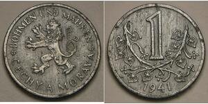1 Krone 波希米亚 Zinc 