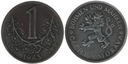 1 Krone Böhmen Zink 
