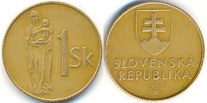 1 Krone Slowakei  