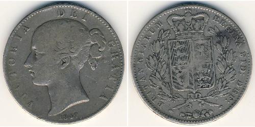 1 Krone 英国 銀 