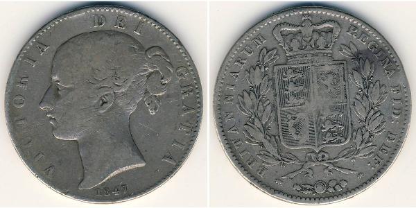1 Krone 英国 銀 