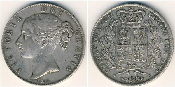 1 Krone 英国 銀 