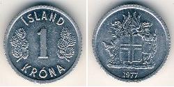 1 Krone Iceland 铝 