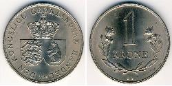 1 Krone Greenland 镍/銅 