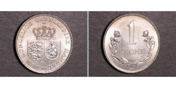 1 Krone Greenland 銅/镍 