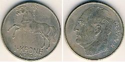 1 Krone 挪威 镍/銅 