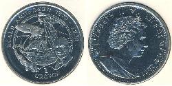 1 Krone 曼島 镍/銅 