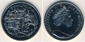 1 Krone 曼島 銅/镍 