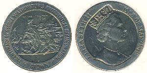 1 Krone 曼島 銅/镍 伊丽莎白二世 (1926-2022)