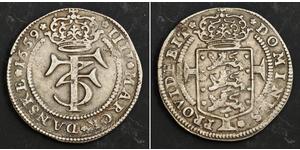 1 Krone / 4 Mark Dinamarca Plata Federico III de Dinamarca (1609 -1670)