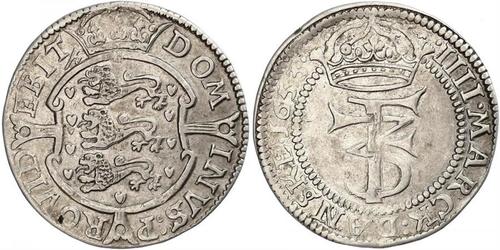 1 Krone / 4 Mark 丹麦 銀 弗雷德里克三世 (丹麦) (1609 -1670)