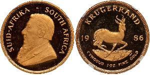 1 Krugerrand South Africa Gold Paul Kruger (1825 - 1904)