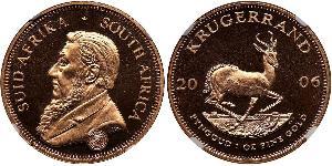 1 Krugerrand South Africa Gold Paul Kruger (1825 - 1904)