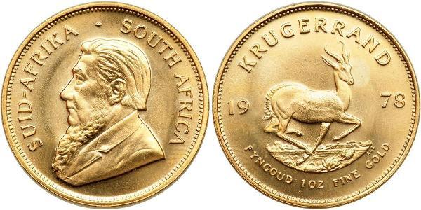 1 Krugerrand South Africa Gold Paul Kruger (1825 - 1904)