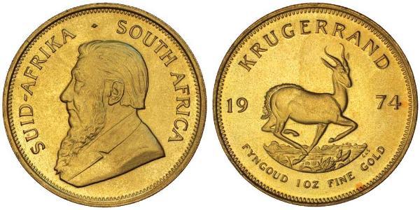 1 Krugerrand South Africa Gold Paul Kruger (1825 - 1904)