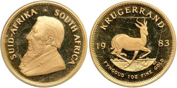 1 Krugerrand Південно-Африканська Республіка Золото Поль Крюгер (1825 - 1904)